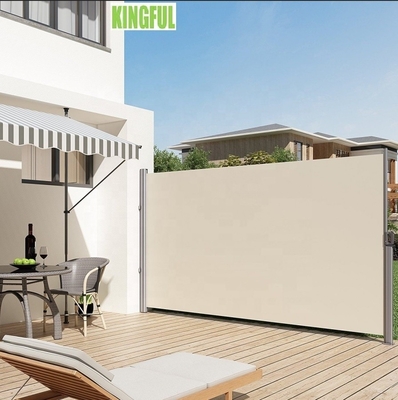 پرده کنار قابل کشش بیرونی 63x118 اینچ با کار دستی 100٪ پلی استر