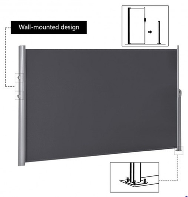 آویزان آلومینیومی در کنار حیاط برای حیاط حریم خصوصی جدا کننده 300CM طول
