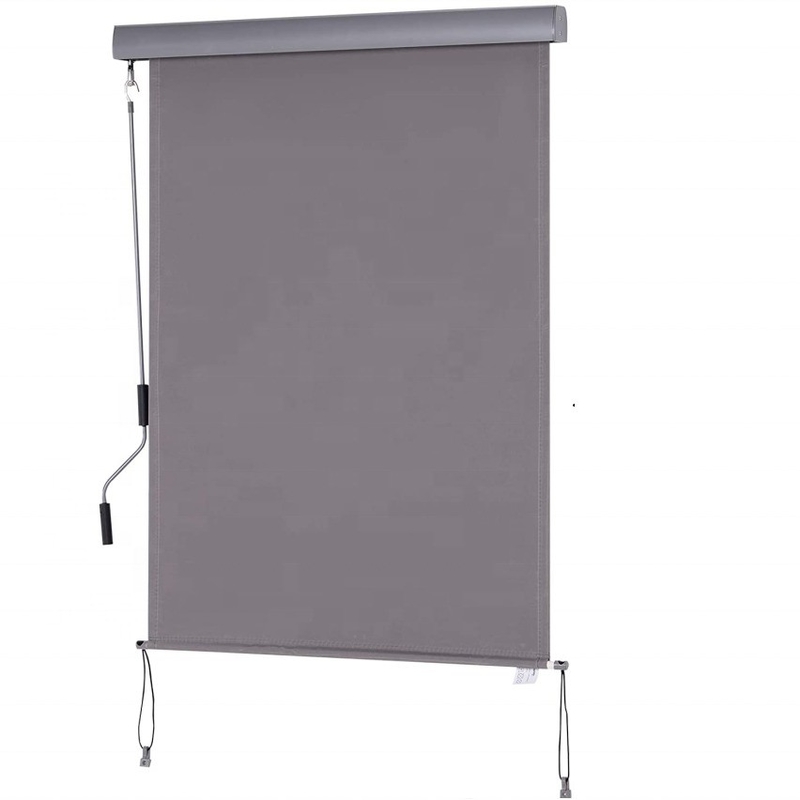 رولر بیرونی کور پرده سایه آویزان با پودر پوشش بادبادک پایان 160 * 250cm